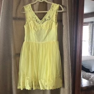 Yellow dress